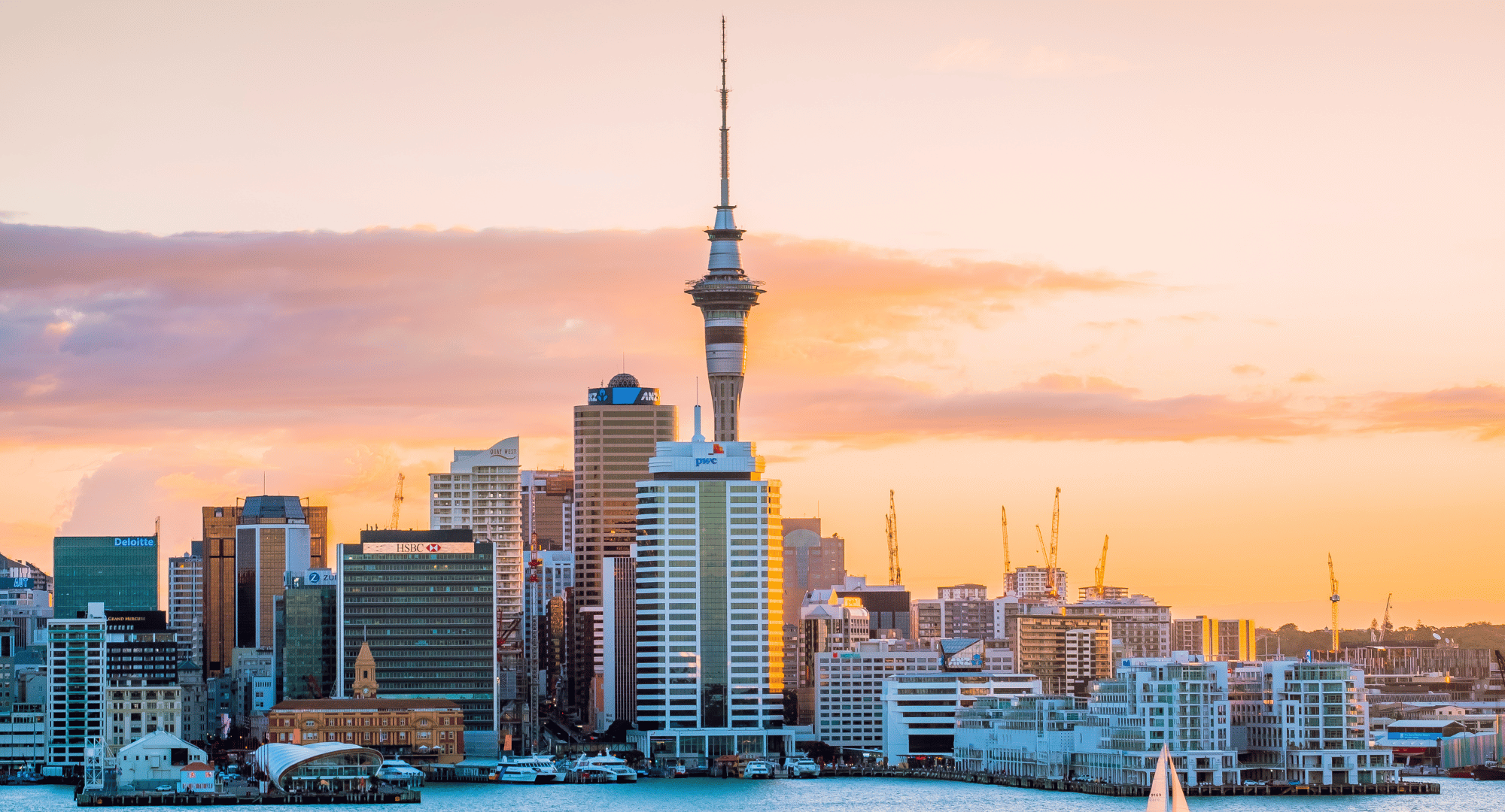 Auckland City Skyline