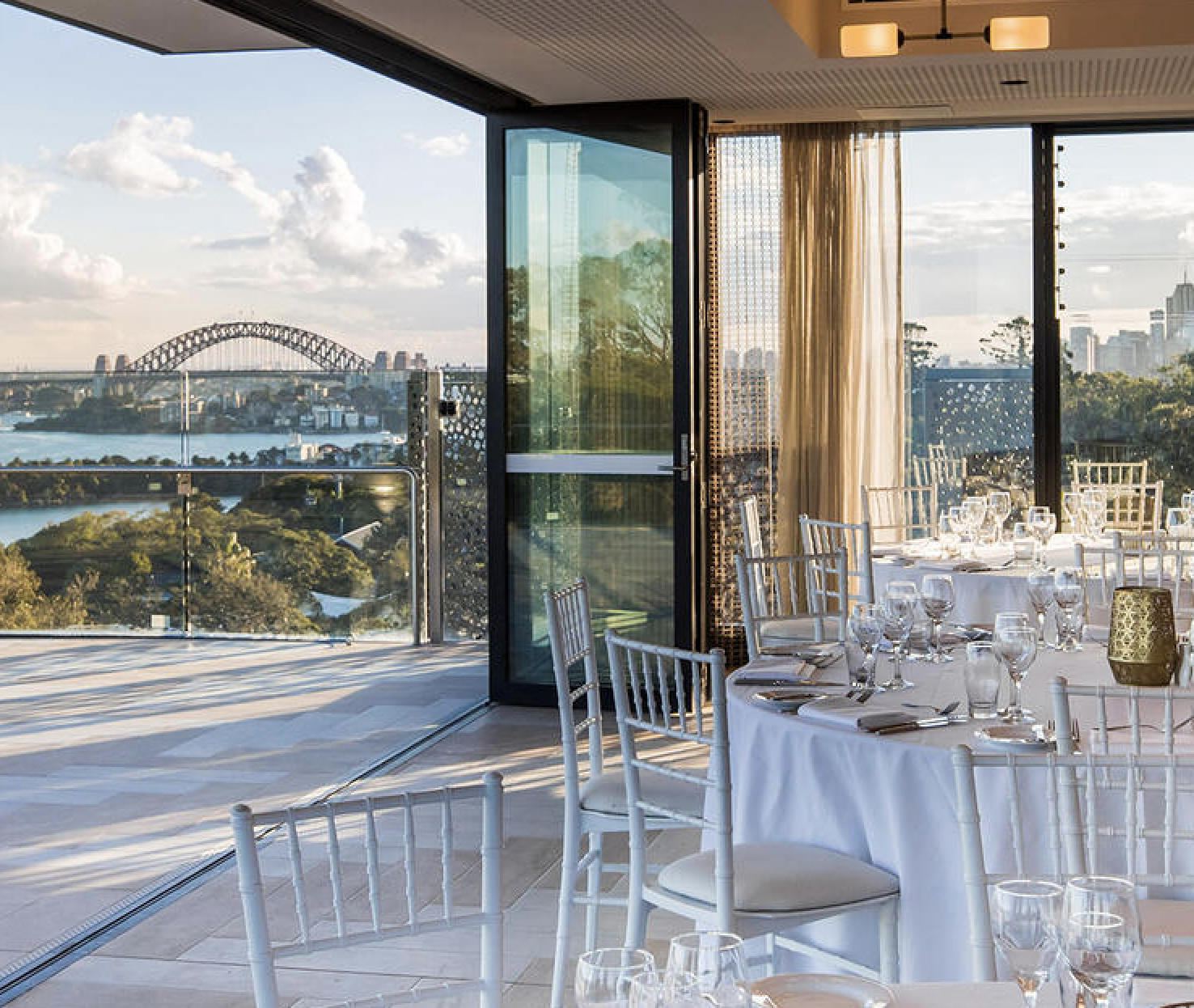Taronga Zoo Event Setup Overlooking Sydney Harbour