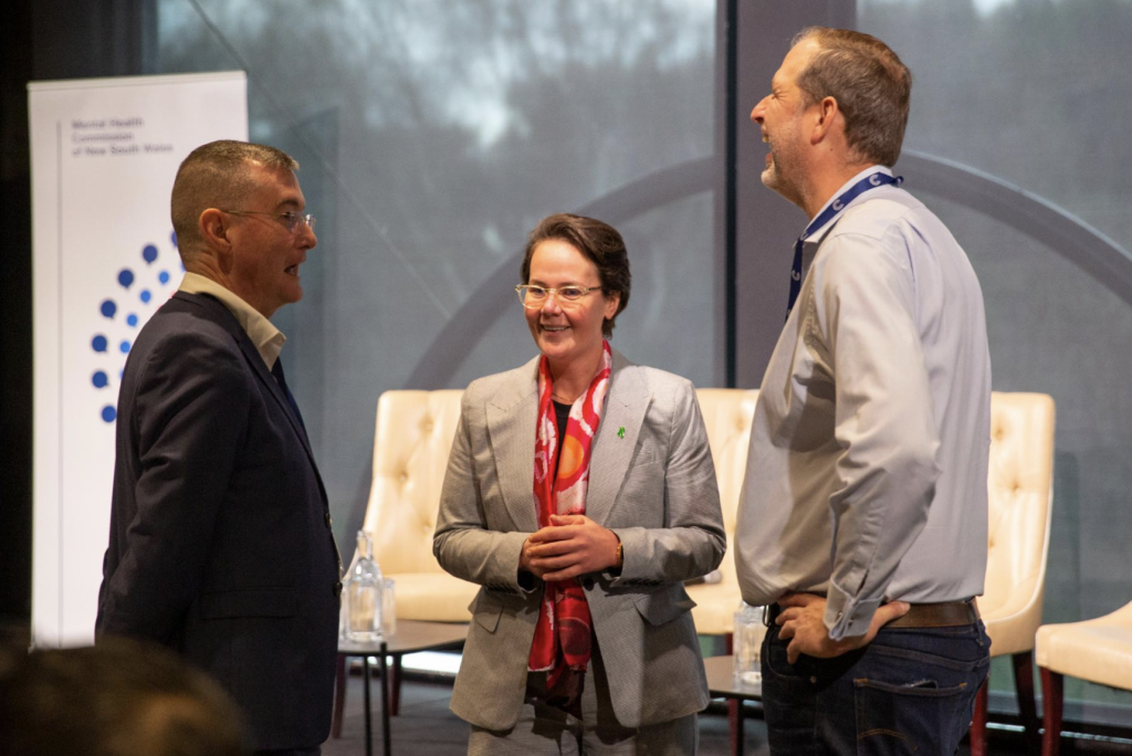 Delegates in conversation at Mental Health Commission of NSW ‘Future Directions’ Symposium | On Purpose Events 6