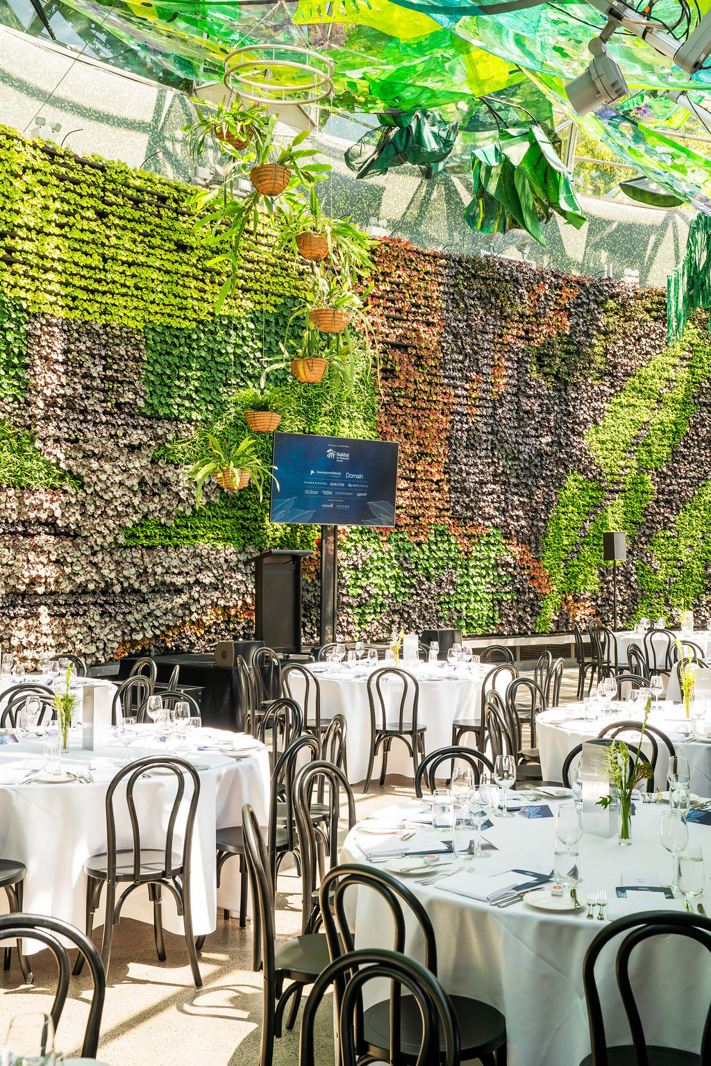 The Calyx Botanic Gardens Sydney Event Setup by On Purpose Events