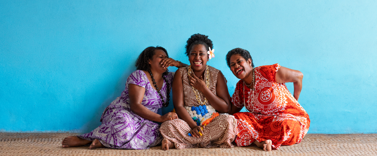 Fijian Ladies Smiling