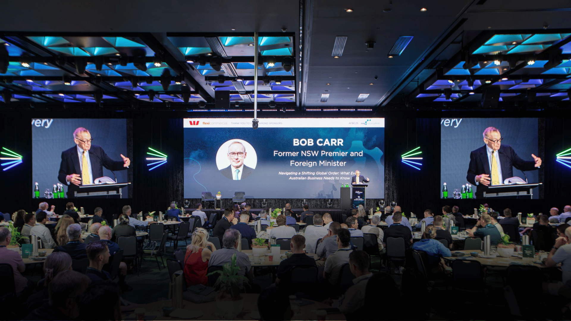 Brisbane Conference organised by On Purpose Events for COG featuring Speaker Bob Carr