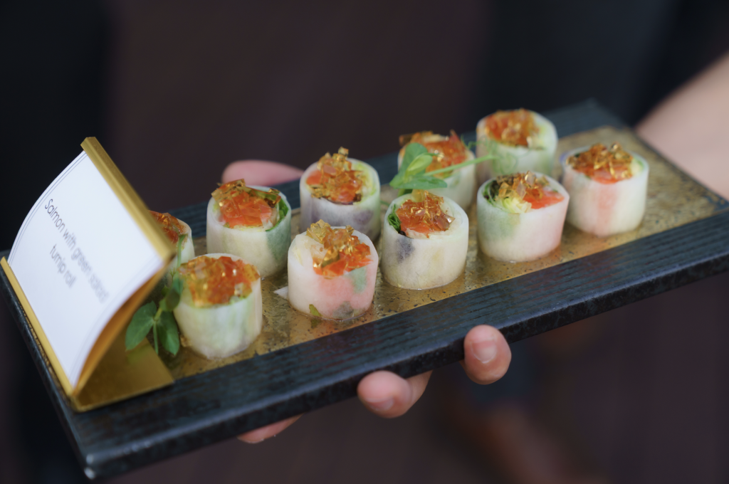 AquaChile Food Samples at Product Launch Hong Kong organised by On Purpose Events