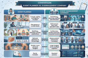 Event Planner vs Event Management Company: The Core Difference
